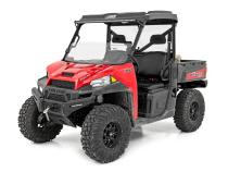 Half Windshield Scratch Resistant 13-22 Polaris Ranger 1000XP/13-21 Ranger 900XP Rough Country