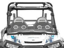 Polaris Scratch Resistant Vented Full Windshield with Factory Plastic Visor 16-18 Polaris RZR 900/1000XP Turbo Rough Country