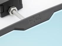 UTV 11.8 Inch Aluminum Rear View Mirror 1.75 - 2.0 Inch Clamp Bracket Universal Rough Country