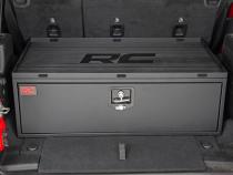 Jeep Metal Storage Box w/Slide Out Lockable Drawer 18-21 Jeep Wrangler JL Rough Country