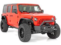 High Clearance LED Flat Fender Flare Kit UV Treated Jeep Wrangler JL (18-23) Rough Country