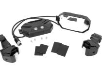 UTV Aluminum Side Mirrors w/Turn Signal Pro-Fit Cages Universal Rough Country