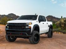 Defender Pocket Fender Flares Flat Black Chevy Silverado 1500 2WD/4WD (19-23) Rough Country