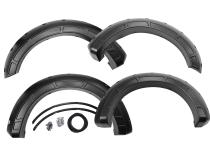 Defender Pocket Fender Flares Flat Black Ford Super Duty 2WD/4WD (17-22) Rough Country