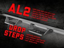 Toyota Cab-Length AL2 Drop Steps 07-20 Tundra Crew Cab Rough Country