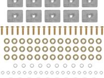 05-23 Toyota Tacoma Replacement Mounting Hardware for APEX and HD Rock Sliders Double Cab Long Bed All Pro Off Road