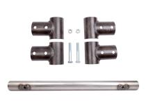 2007 and Up Toyota Tundra CrewMax Pack Rack Accessory Bar Pair 2 Hi-Lift Mounts All Pro Off Road