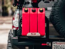 RotopaX Carrier for Dual Swing Out Rear Bumper with DLX T-Handle for 05-15 Toyota Tacoma All Pro Off Road