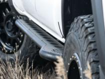 Tacoma APEX Rock Sliders Black Powdercoat with Fill Plates 05-Present Toyota Tacoma Access Cab Long Bed/Double Cab Short Bed All Pro Off Road