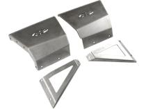 05-15 Toyota Tacoma Rear Bumper Side Extensions Aluminum Bare All Pro Off Road