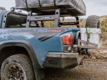 16-23 Toyota Tacoma Dual Swing Out Bumper Black Powdercoat All Pro Off Road