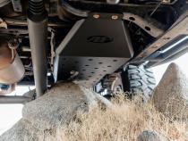 16-23 Toyota Tacoma Gas Tank Skid Plate Regular Cab Long Bed Bare All Pro Off Road