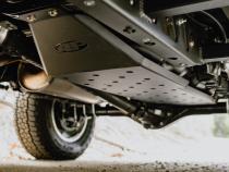 05-15 Toyota Tacoma Gas Tank Skid Plate Regular Cab Long Bed Black Powdercoat All Pro Off Road