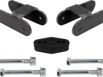 15-22 Chevy Colorado and 15-22 GMC Canyon Rear 2 Inch Lift Shackles Bare All Pro Off Road