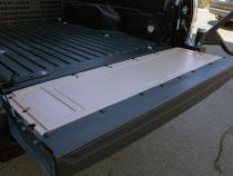 05-23 Toyota Tacoma Overland Tailgate Table Smooth Surface Gray All Pro Off Road