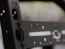 05-23 Toyota Tacoma Bed Rack Accessory Bar Long Bed Black Powdercoat All Pro Off Road