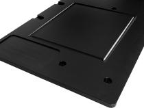 19-23 Jeep Gladiator Overland Tailgate Table Divided Cutting Board Black All Pro Off Road