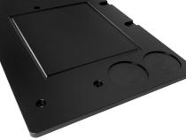 19-23 Jeep Gladiator Overland Tailgate Table Divided Cutting Board Black All Pro Off Road