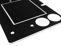19-23 Jeep Gladiator Overland Tailgate Table Divided Cutting Board Black/White All Pro Off Road