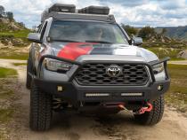 16-23 Toyota Tacoma APEXG3N Front Bumper Steel Black Powdercoat Full Hoop All Pro Off Road