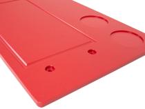 95-04 Toyota Tacoma Overland Tailgate Table Divided Cutting Board Red All Pro Off Road