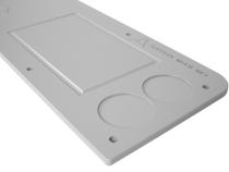 84-88 Toyota 4Runner Overland Tailgate Table Divided Cutting Board Gray All Pro Off Road