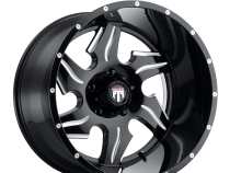 Ninja AT163 Gloss Black Milled 20X12 6-139.7 -44MM 106.1MM Off Road Wheels American Truxx
