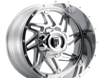 Warrior AT165 Polished 22X14 5-127/5-139.7 -76MM 78.1MM Off Road Wheels American Truxx
