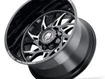 Destiny AT1913 Gloss Black Milled 20X10 5-127/5-139.7 -24MM 87.1MM Off Road Wheels American Truxx