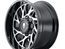 Destiny AT1913 Black Machined 20X12 6-135/6-139.7 -44MM 106.1MM Off Road Wheels American Truxx