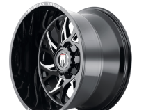 Destiny AT1913 Gloss Black Milled 20X12 5-127/5-139.7 -44MM 87.1MM Off Road Wheels American Truxx