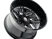 Goliath AT1917 Gloss Black Milled 20X9 5-127/5-139.7 -12MM 87.1MM Off Road Wheels American Truxx