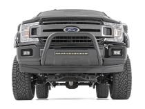 Ford 04-23 F-150 Bull Bar w/LED Light Bar Black Rough Country