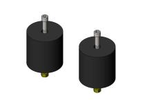 Jeep Wrangler 3 1/4 Inch Tall Front Bump Stops 1984+ TJ/LJ/XJ/ZJ/JK/JL/JT Clayton Off Road