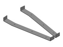 Jeep Wrangler Frame Bracket Location Templates 2004-2006 LJ Clayton Off Road