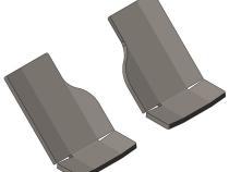 Jeep Wrangler Front Lower Control Arm Skids Pair 2018+ JL/JT Clayton Off Road