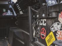 Toyota Truck Bed Rail Flag Pole Mount Powdercoat Black Cali Raised LED