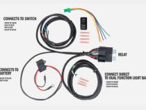 Wiring Harness for Dual Function Light Bar - Tall Cali Raised LED