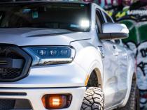 2019-Present Ford Ranger Ditch Mounts 27W Side Projecting Pods Wiring Harness Cali Raised LED