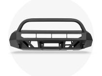 16-Up Tacoma Stealth Bumper 32 Inch LED Bar Combo Beam No Switch 32 Inch Combo Beam with Relocation Mounts Bumper Light Bar Switch No Winch No D-Ring Cali Raised LED