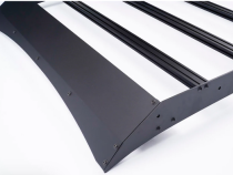 2014-2021 Tundra Crew Max Premium Roof Rack - 52 in Dual Row Spot Beam LED Light Bar - Blue - Tall Light Kit Cali Raised LED