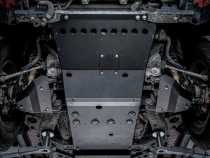 2005-2015 Toyota Tacoma Complete Skid Plate Collection - Steel Powdercoat Cali Raised LED