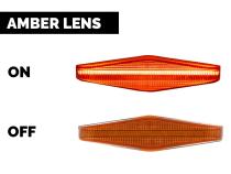 14-21 4Runner Grille Raptor LED Light Kit Amber No Fuse Cali Raised LED