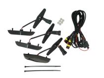 14-21 4Runner Grille Raptor LED Light Kit Smoked No Fuse Cali Raised LED