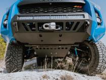 2014-Present 4Runner Front Skid Plate Aluminum/Powdercoat Cali Raised LED