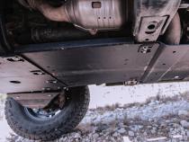 2014-Present 4Runner Transfer Skid Plate Aluminum/Powdercoat Cali Raised LED