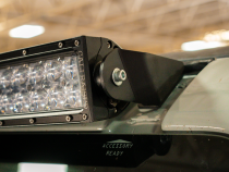 Roof Light Bar Mounting Kit Fits 21-Present Ford Bronco Raptor - 5D Optic Osram 42 Inch Dual Row Curved Bar (Combo Beam) Cali Raised LED