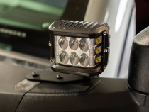 Ditch Light Mount Kit Fits 21-Present Ford Bronco Raptor - (2) 27W Side Projecting LED Pods Cali Raised LED