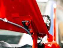 Low Profile Ditch Light Brackets Kit Fits 24-Present Toyota Tacoma/(2) 3.5 Inch Round Cannon Pods/Toyota OEM Square Style Ditch Light Switch Cali Raised LED