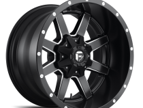 Aluminum Wheels 22X9.5 Maverick D538 5 On 139.7/5 On 150 Black Milled 110.3 Bore 25 Offset Fuel Off Road Wheels
